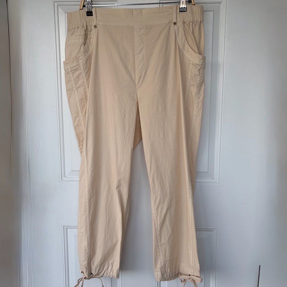 •Soft Surroundings• Cropped Pull On Cropped Pants - Size XL
